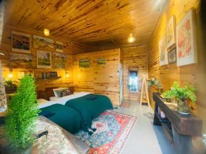 Postel nebo postele na pokoji v ubytování Soul PnB Homestay