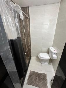Koupelna v ubytování Casa Jr paz e amor