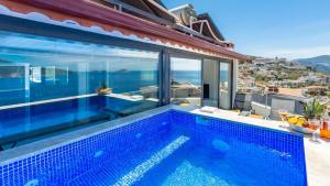 Swimmingpoolen hos eller tæt på Kalkan 2 Bedroom Apartment 7408
