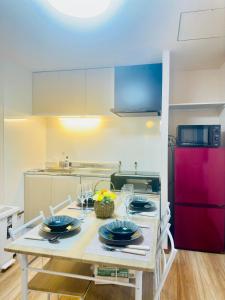 Dapur atau dapur kecil di hitomi's inn