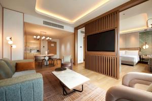 Posezení v ubytování Hilton Petaling Jaya