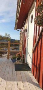 Balkón nebo terasa v ubytování Valberg High Quality Seaview Cabin
