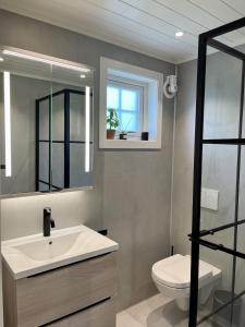 Bilik mandi di Koselig nyrestaurert hus med flott utsikt! +19 gambar