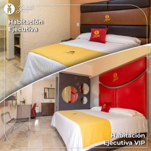 Postel nebo postele na pokoji v ubytování Hotel Yahalis