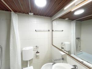Koupelna v ubytování Reich Motel
