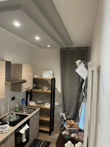 Kuchyň nebo kuchyňský kout v ubytování New House