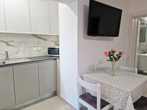 Kuchyň nebo kuchyňský kout v ubytování Sunshine Residence Baska 2
