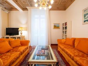 Posezení v ubytování Salotto Matteotti Luxury apartment