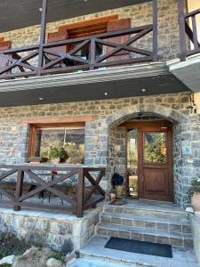 Balkón nebo terasa v ubytování Guesthouse Teloni