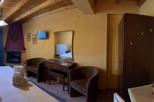 TV a/nebo společenská místnost v ubytování Guesthouse Teloni