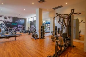 Fitness centrum a/nebo fitness zařízení v ubytování Hotel Lucerna Ciudad Juarez