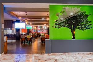 TV a/nebo společenská místnost v ubytování Hotel Lucerna Ciudad Juarez