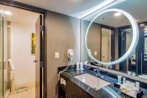 Koupelna v ubytování Hotel Lucerna Ciudad Juarez
