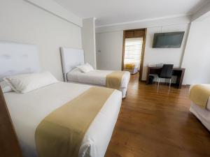 Postel nebo postele na pokoji v ubytování Domani Hotel Boutique