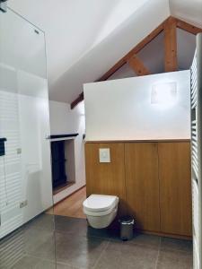 Koupelna v ubytování Gîte LAK