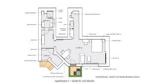 Plán poschodí v ubytovaní ClearVueHome Apartments Bratislava Slavin