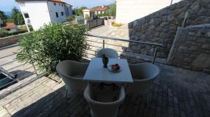 Balkón nebo terasa v ubytování Malinska Apartment 15