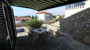 Balkón nebo terasa v ubytování Malinska Apartment 15
