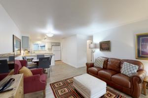 a living room with a couch and a table at Bown Retreat in Boise