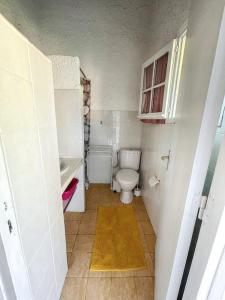 Ένα μπάνιο στο Charmant studio à Linguizzetta 23 m² avec terrasse privative