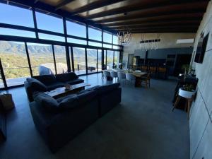 Posezení v ubytování Prajna Valle de Guadalupe