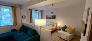 Posezení v ubytování Atom apartment