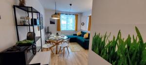 Posezení v ubytování Atom apartment