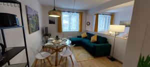 Posezení v ubytování Atom apartment