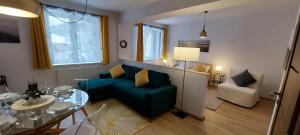 Posezení v ubytování Atom apartment