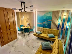 Posezení v ubytování Elegante Apartamento TRES COLORES