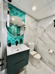 Koupelna v ubytování Elegante Apartamento TRES COLORES