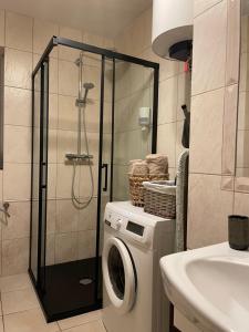Koupelna v ubytování Apartament PolnaHouse