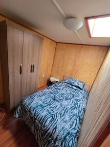 Postel nebo postele na pokoji v ubytování Departamento diario