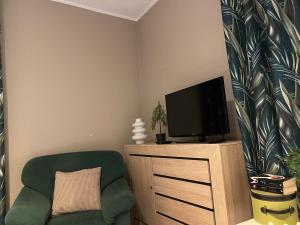TV a/nebo společenská místnost v ubytování Apartament PolnaHouse + 8 fotografií