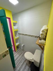 Koupelna v ubytování Hotel El Remanso Cartago