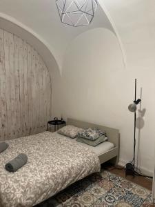 Postel nebo postele na pokoji v ubytování O9A Private room in center Bratislava