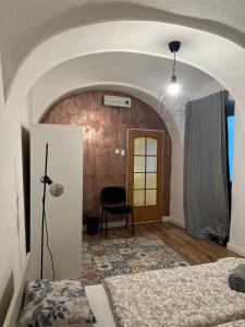 Postel nebo postele na pokoji v ubytování O9A Private room in center Bratislava