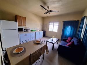 Dapur atau dapur kecil di Cozy Apartment, Anguilla