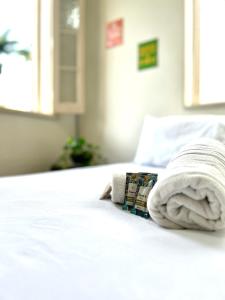 Nuhh Hostel客房内的一张或多张床位