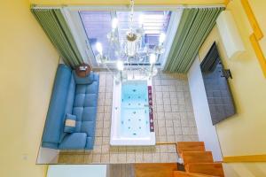 Koupelna v ubytování Gapyeong Violet Pension