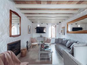 Posezení v ubytování Apartment in Felanitx near Beaches and Pool