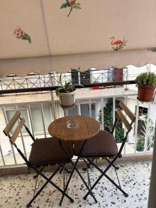 Balkón nebo terasa v ubytování Apartment near Mikrolimano