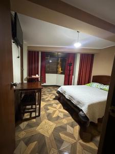 Katil atau katil-katil dalam bilik di Hotel Firenze