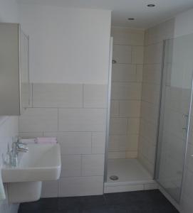 Koupelna v ubytování Hotel Haus Rameil
