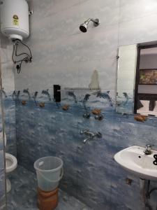 Koupelna v ubytování Hotel Embassy - Chanakyapuri