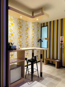 Dapur atau dapur kecil di Wei Feng Exquisite Motel Pintung Branch