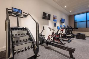 The fitness centre and/or fitness facilities at The Morrison Dublin, Curio Collection by Hilton