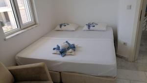 Postel nebo postele na pokoji v ubytování Villa Aydın 2
