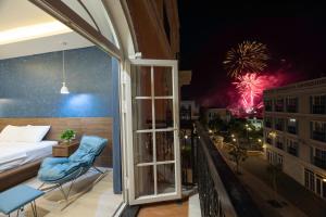 Balkón nebo terasa v ubytování Tiamo Hotel