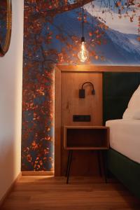 Ein Bett oder Betten in einem Zimmer der Unterkunft Gasthof Schütthof